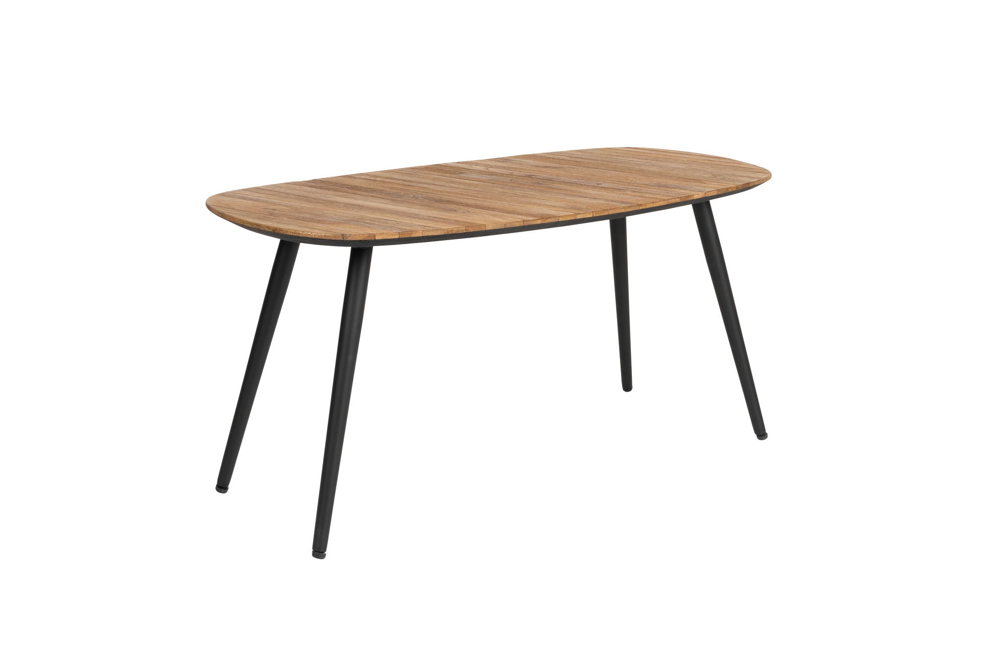 Gualdo Brown Wood Oval Coffee Table